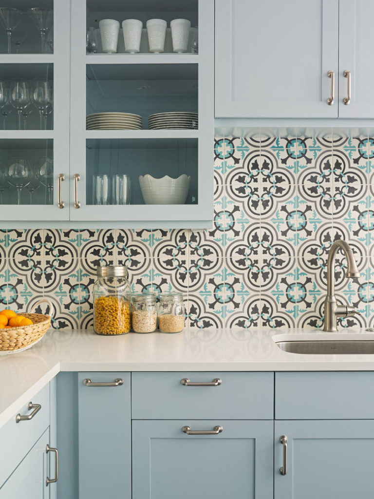 Design Inspiration Encaustic Tile Backsplash Gem